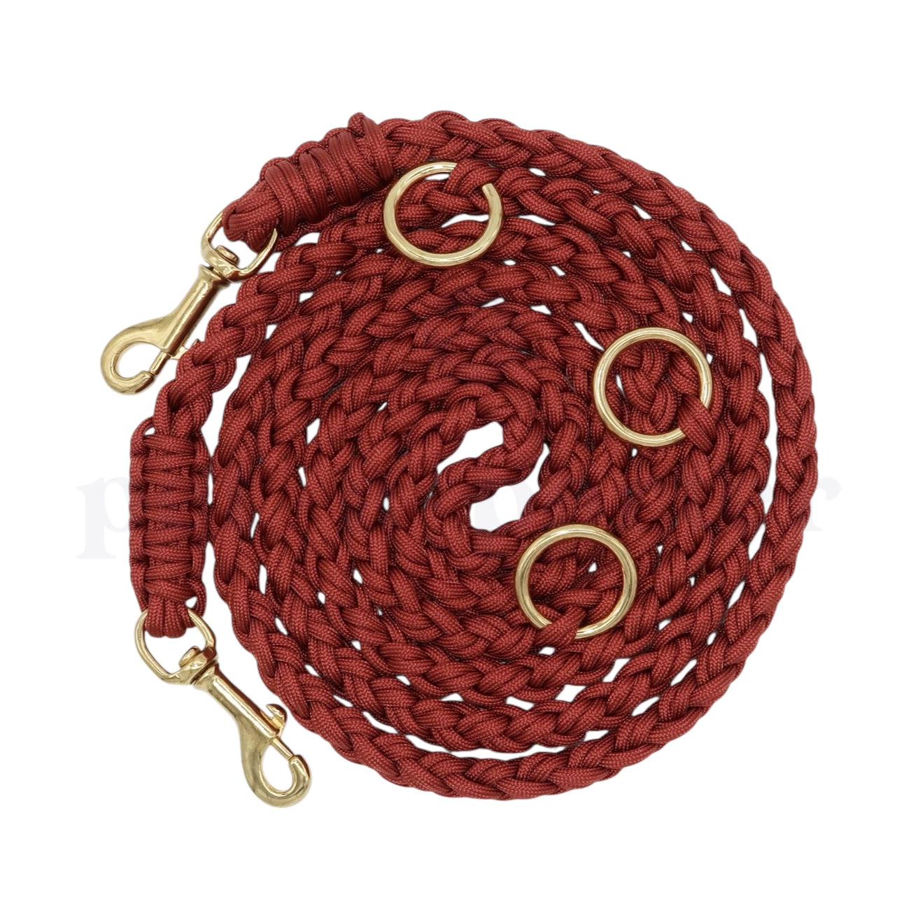 Adjustable Paracord Leash - Rust