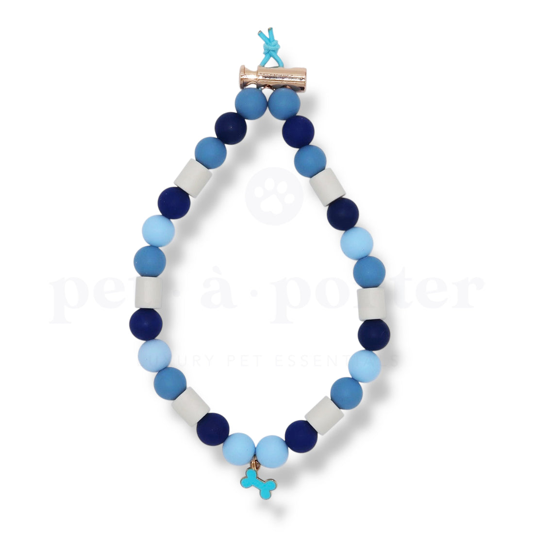 Anti-Tick Beads Collar - Pet-à-Porter Blue