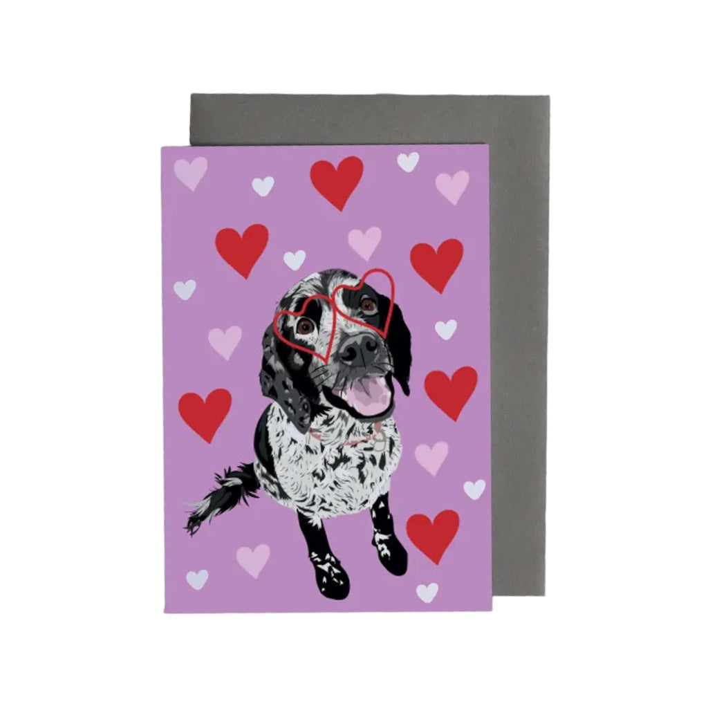 Tarjeta Spaniel Love