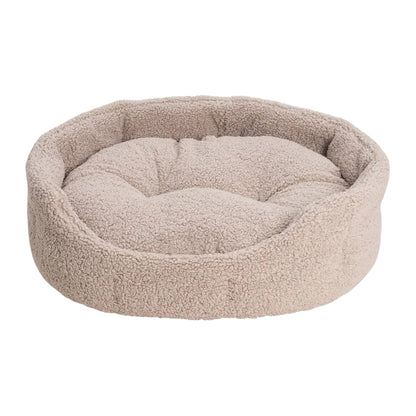 Dog Basket Teddy | Taupe