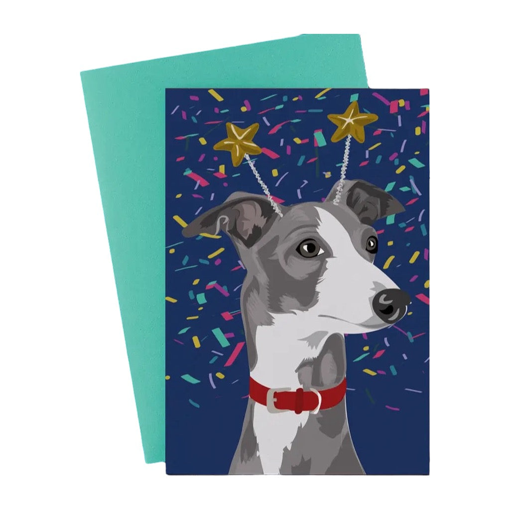 Nelson the Whippet Card