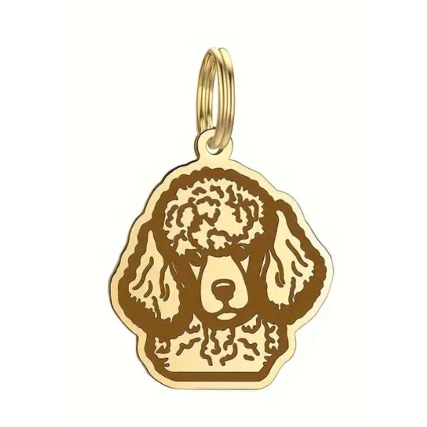 Poodle Dog Tag