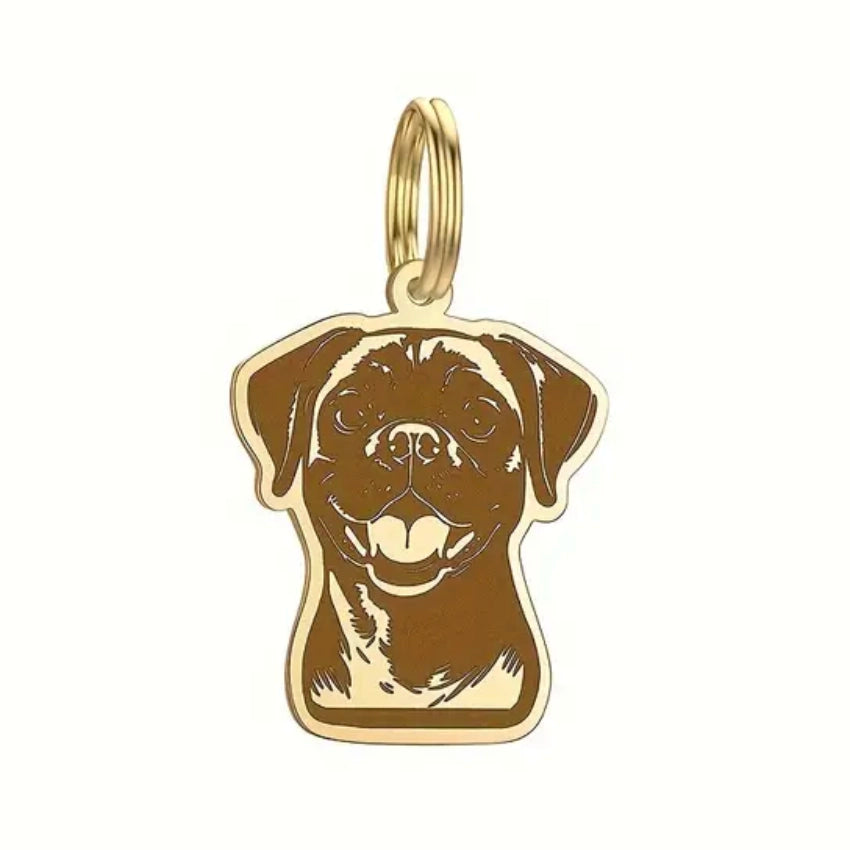 Pug Dog Tag