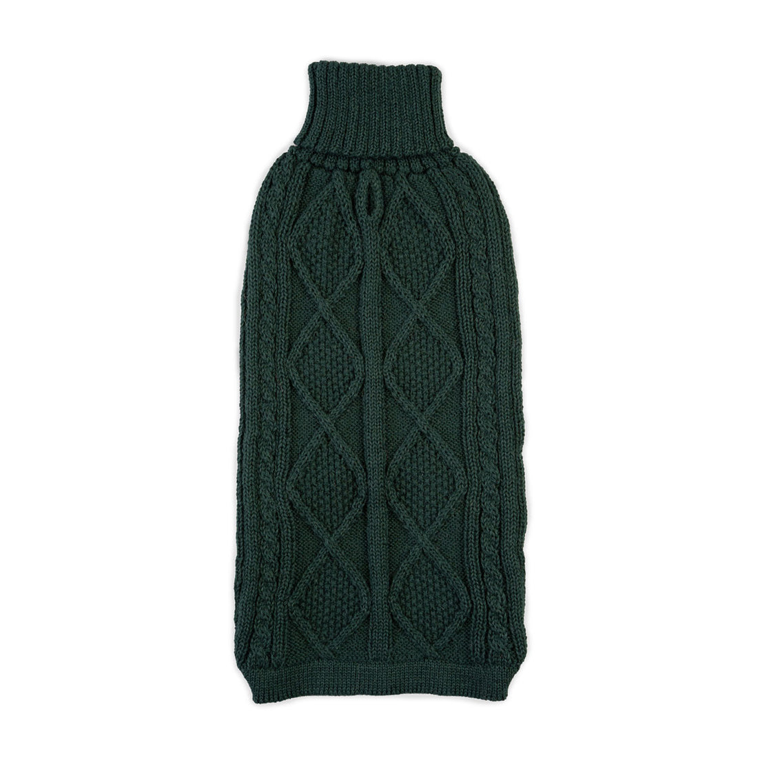 Emerald Green Aran Alpaca Sweater