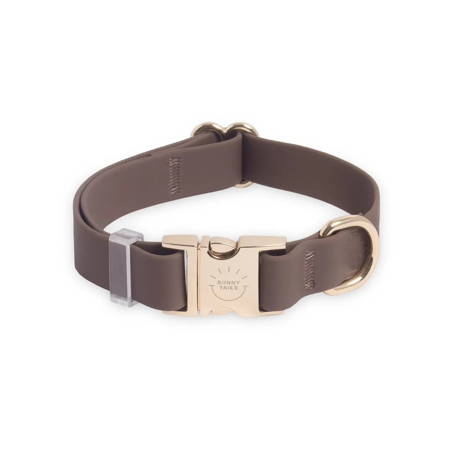 Collar de perro impermeable - Marrón espresso