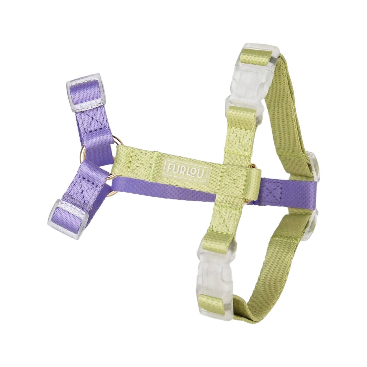 Dog Harness - Lavender/Lime