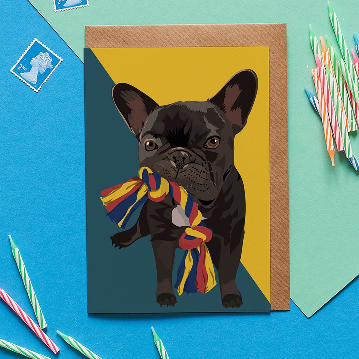 Tarjeta Ronnie The French Bulldog