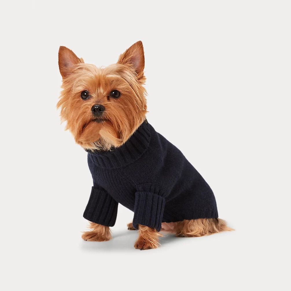 POLO RALPH LAUREN Wool Cashmere Bear Jumper | Hunter Navy