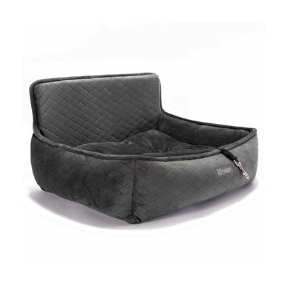 Asiento de coche acolchado - Gris oscuro