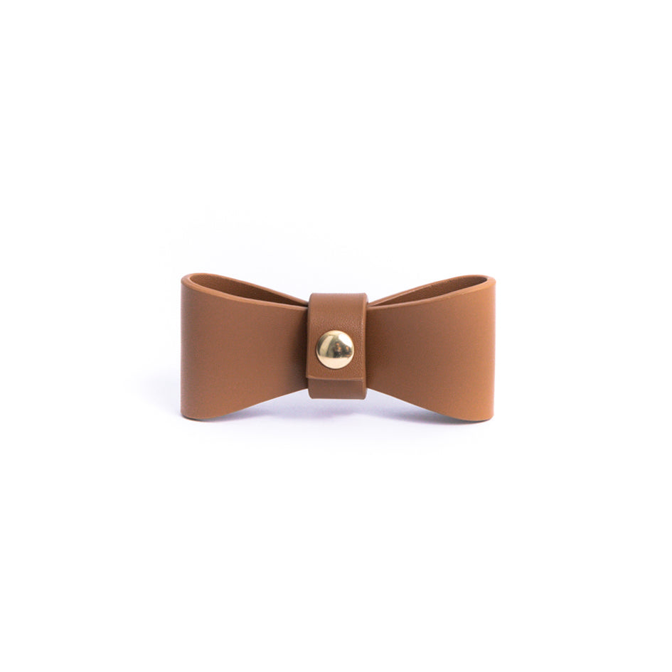 Caramel Latte - Vegan Leather Bowtie