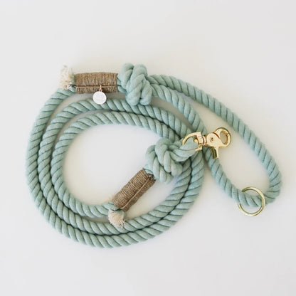 Rope Leash - Teal Gem