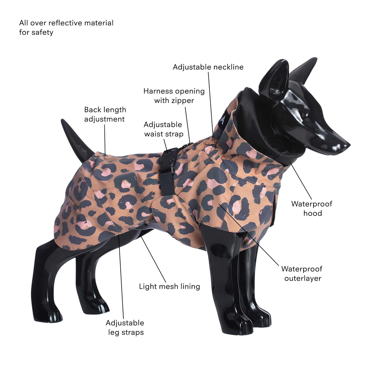 Impermeable Visibility Lite - Leopardo