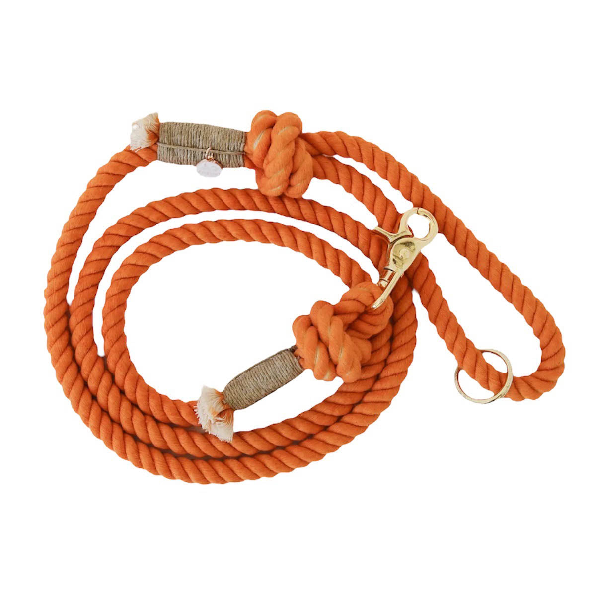 Rope Leash - Orange Crush