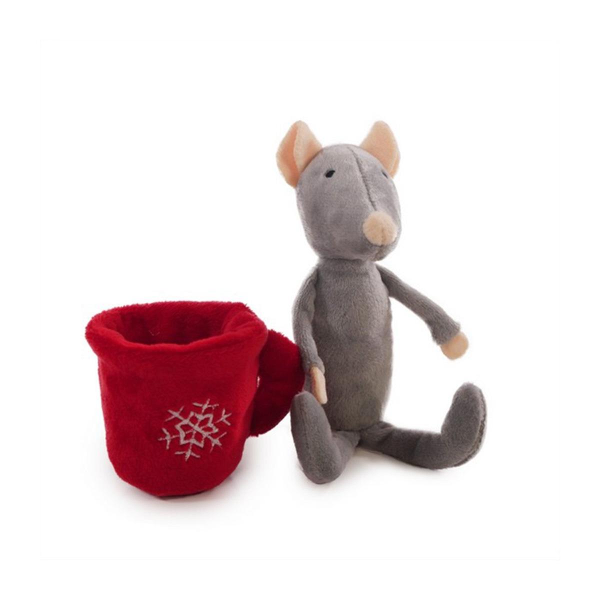 Mouse Teacup Christmas Cat Toy