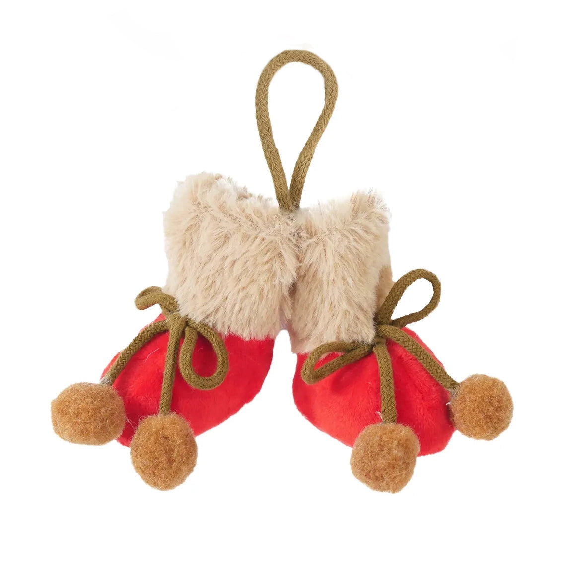 Catnip Christmas Booties Cat Toy