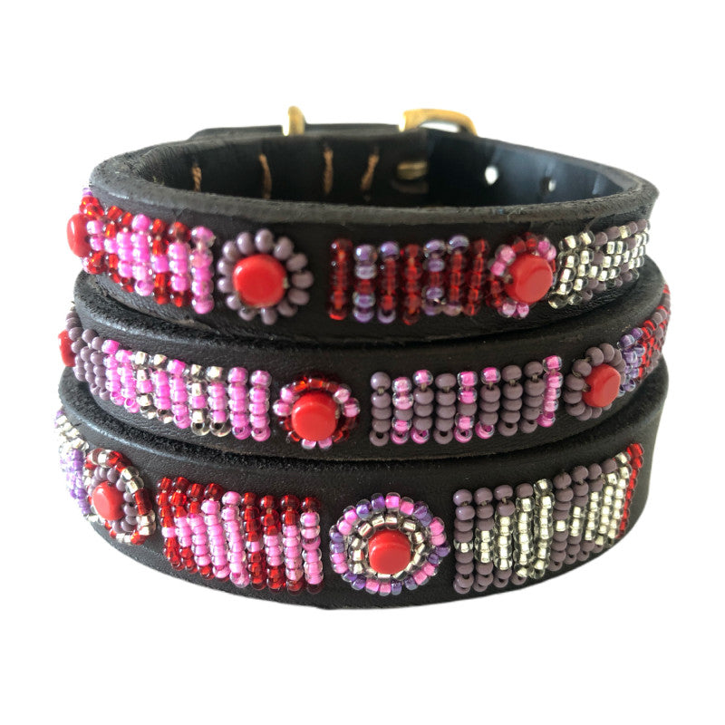 Collar de perro con cuentas - Lily