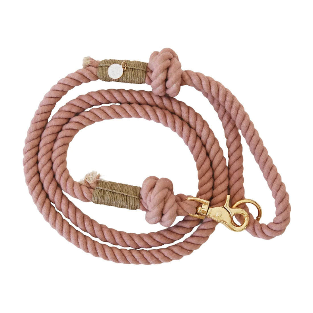 Rope Leash - Rose Water