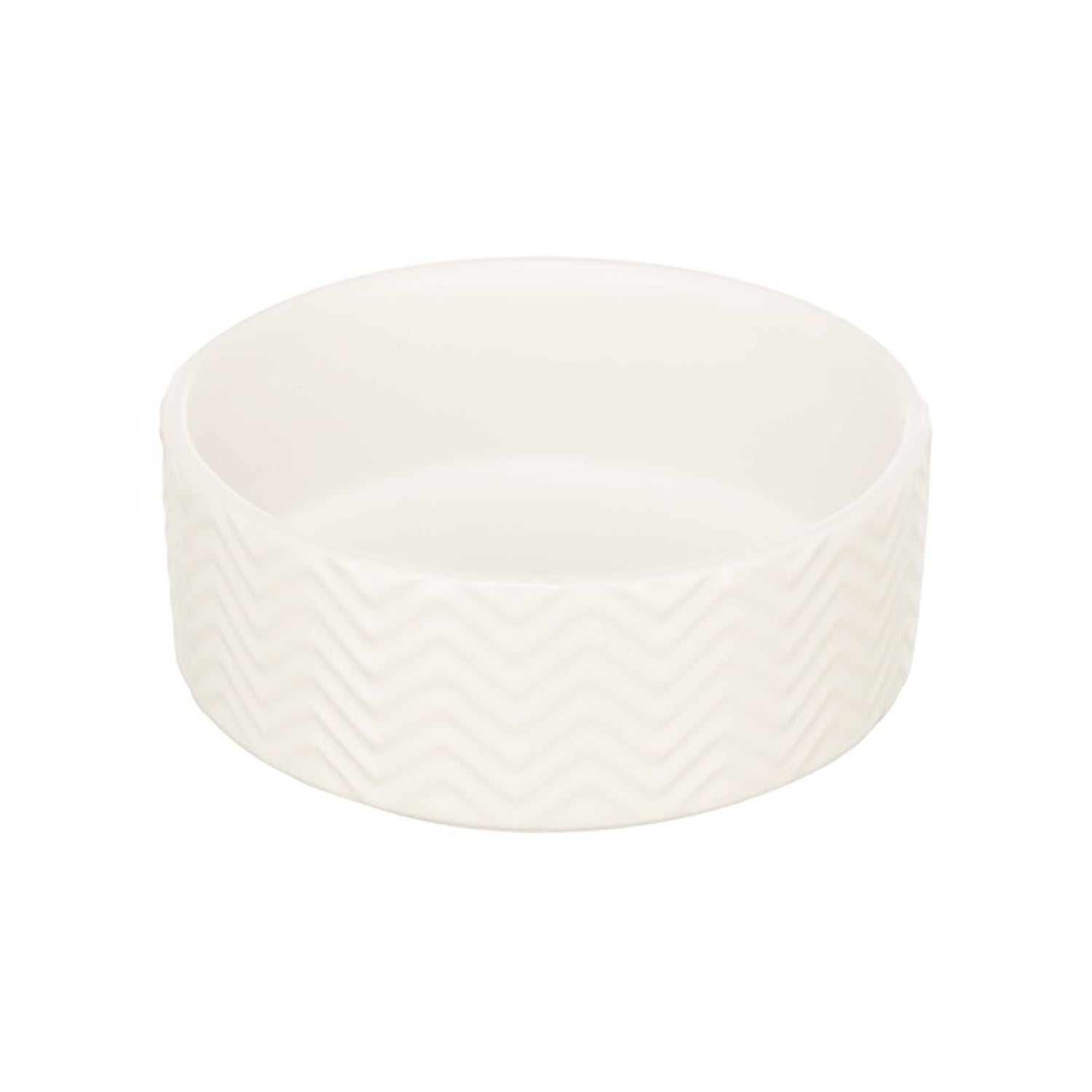 Cuenco de cerámica Wave - Blanco