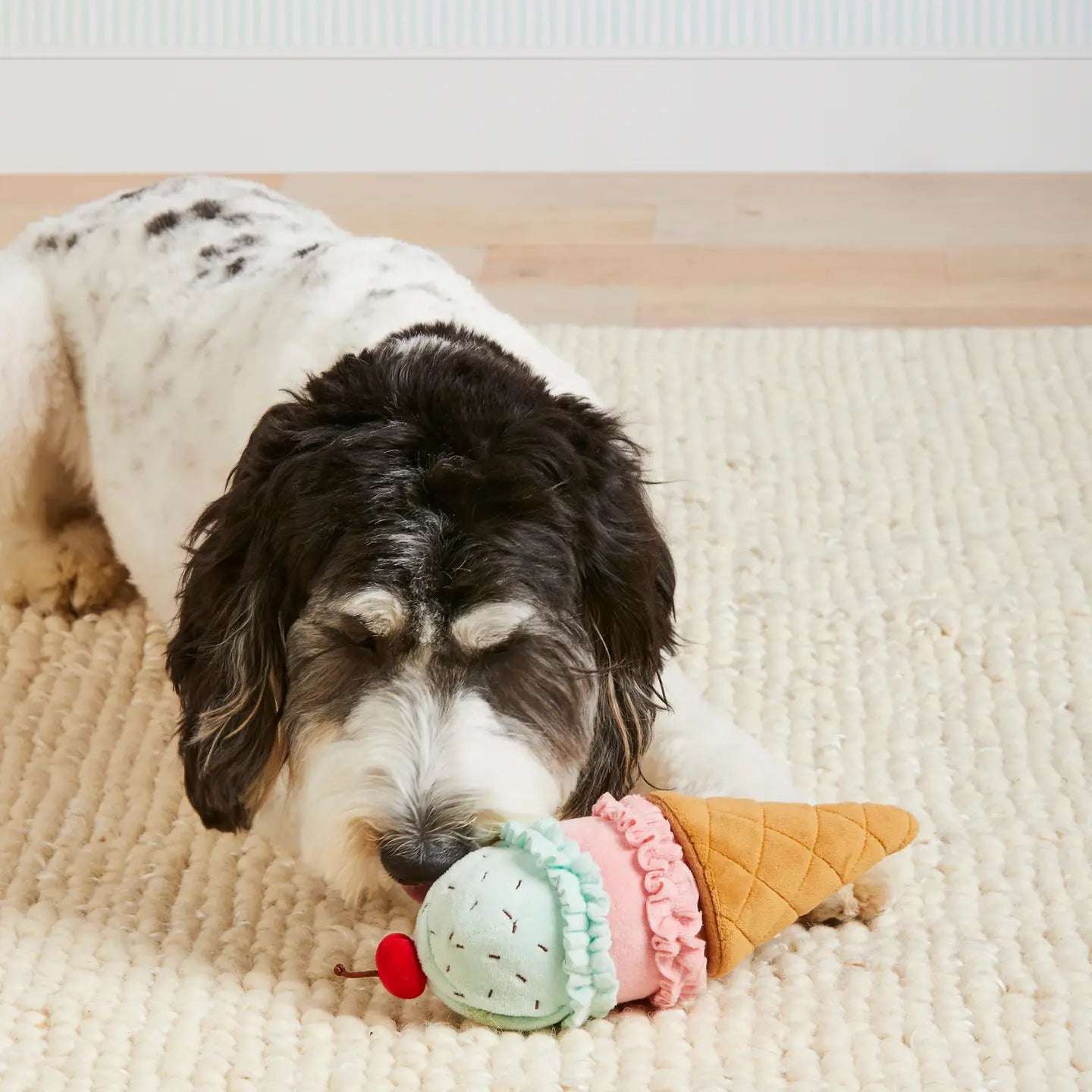 Ice Cream Interactive Snuffle Dog Toy