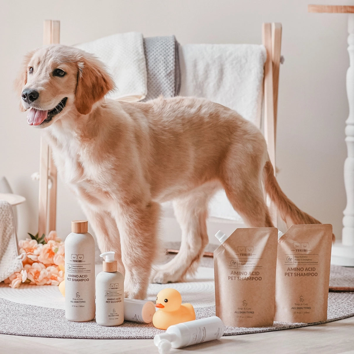 Shampooing pour animaux de compagnie aux acides aminés - pochette de recharge