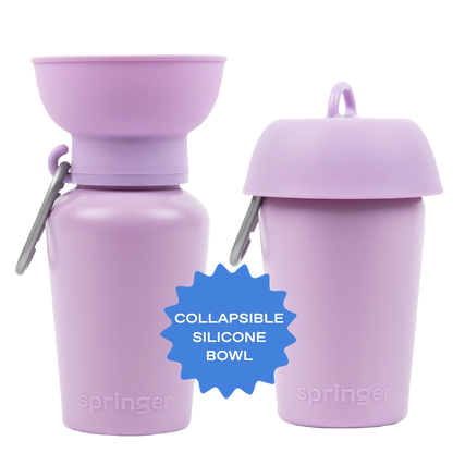 Bouteille de voyage Flip Dog - Lilas