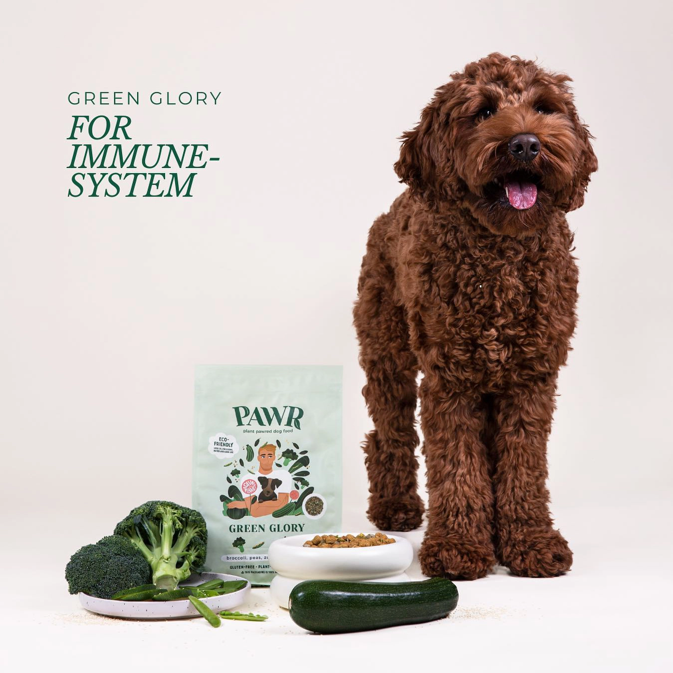 Croquettes pour chiens à base de plantes - Green Glory