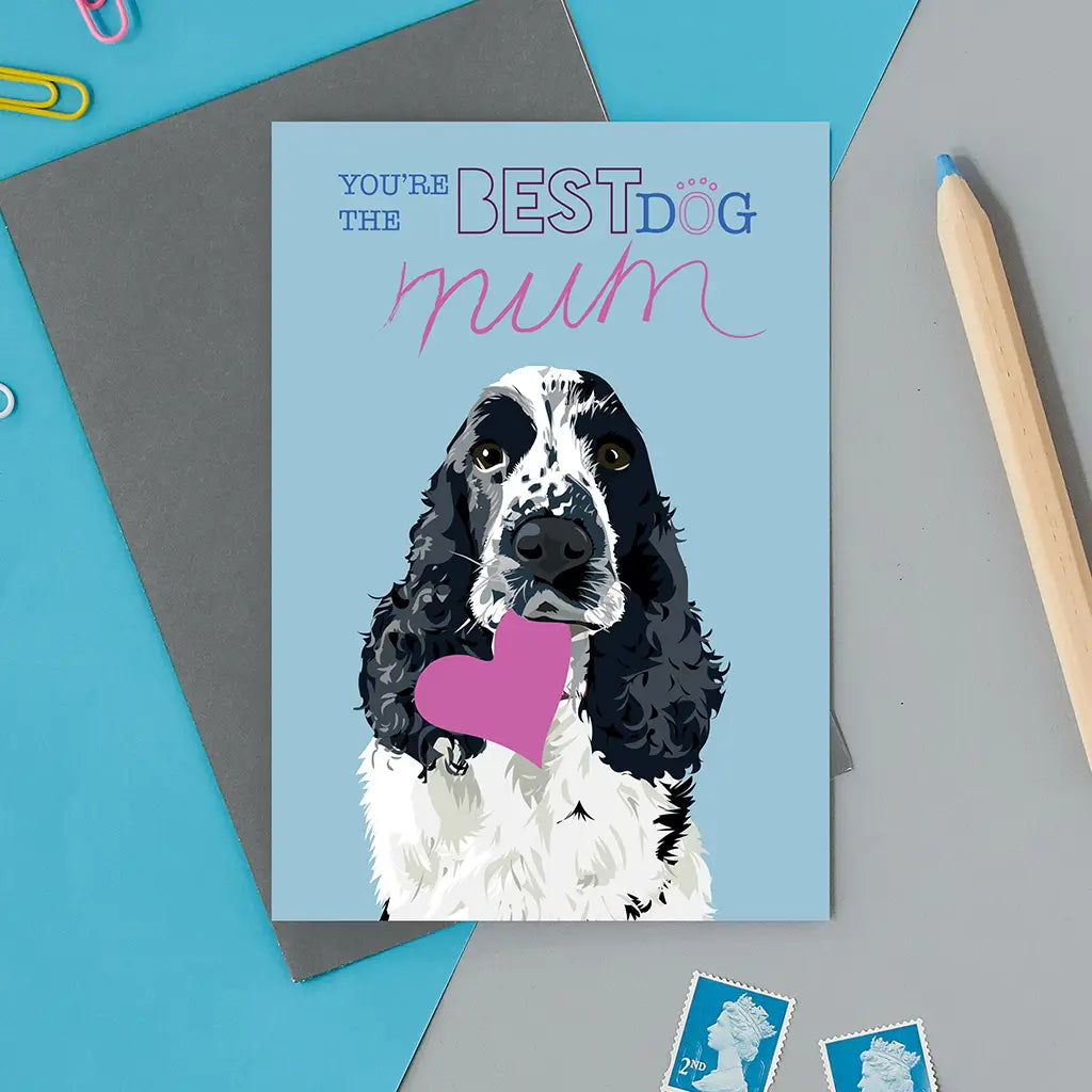 Carte de maman "You're the Best Dog" (Tu es le meilleur chien)