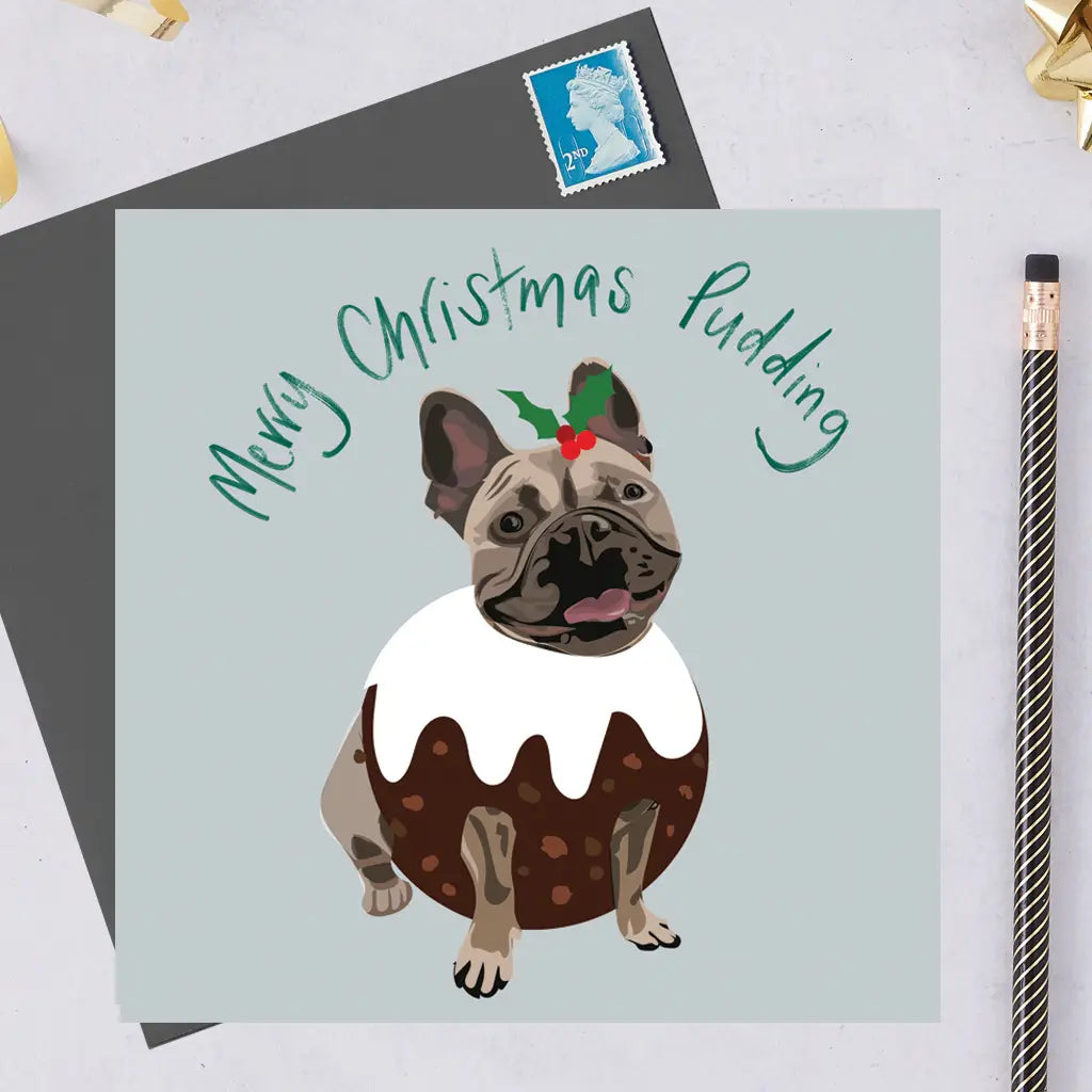 French Bulldog Christmas Card