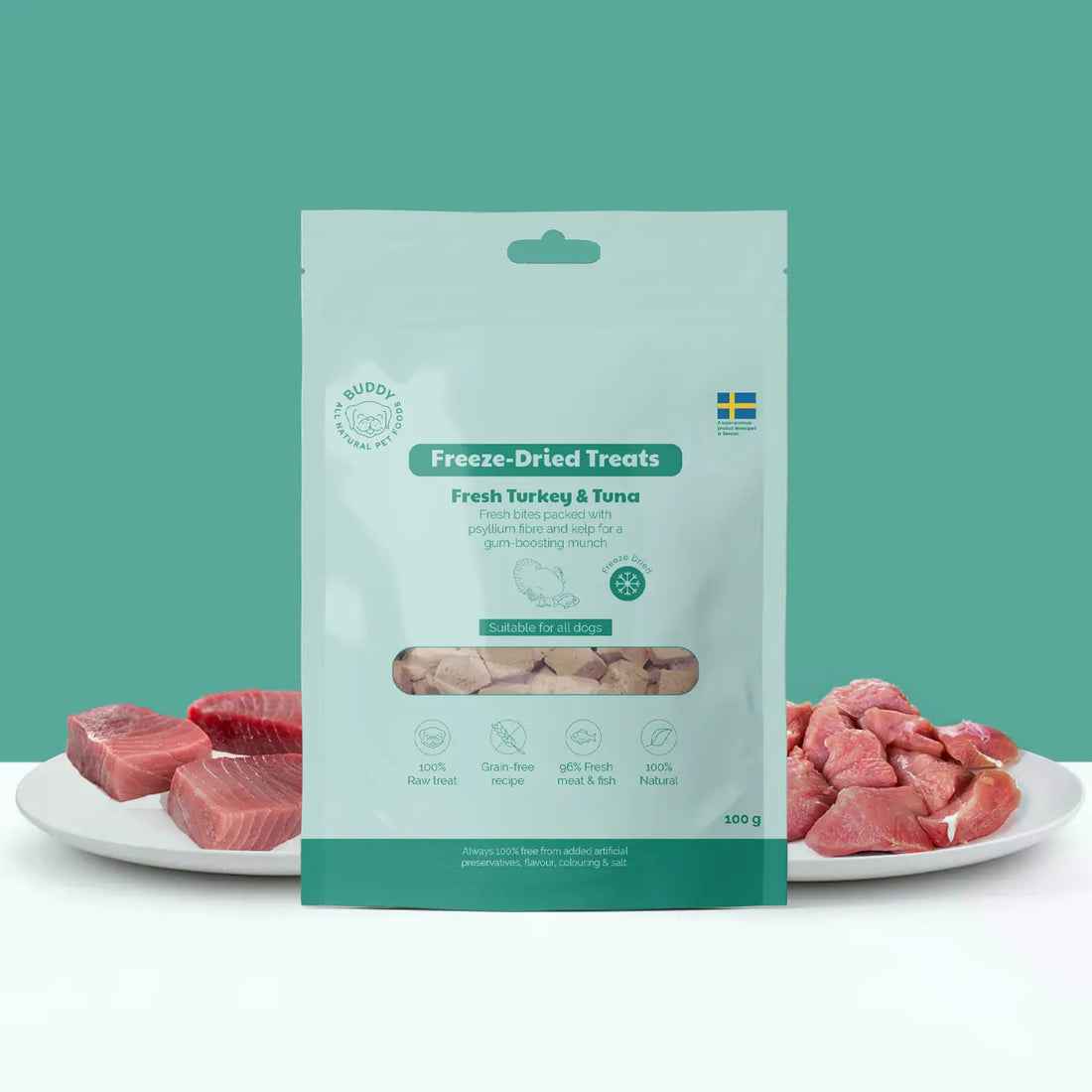 Freeze-Dried Treat | Raw Turkey & Tuna