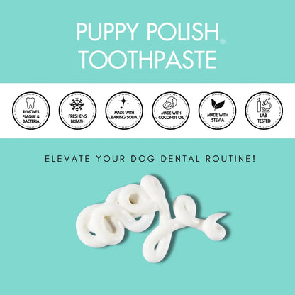 Puppy Polish Natural Dog Toothpaste | Filet Mignon (Beef)