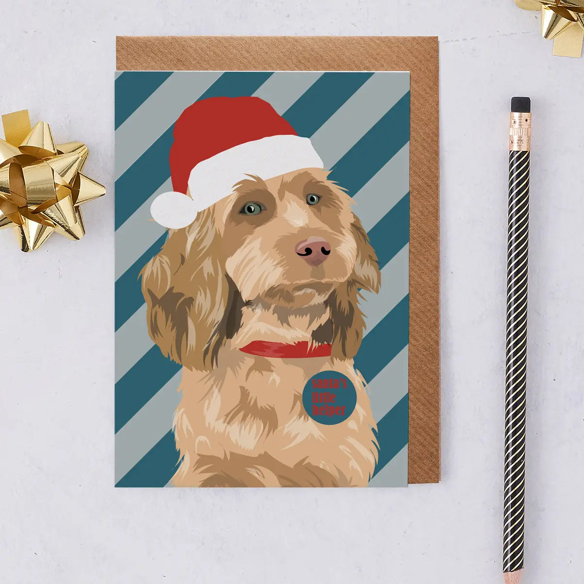 Cockapoo Christmas Card