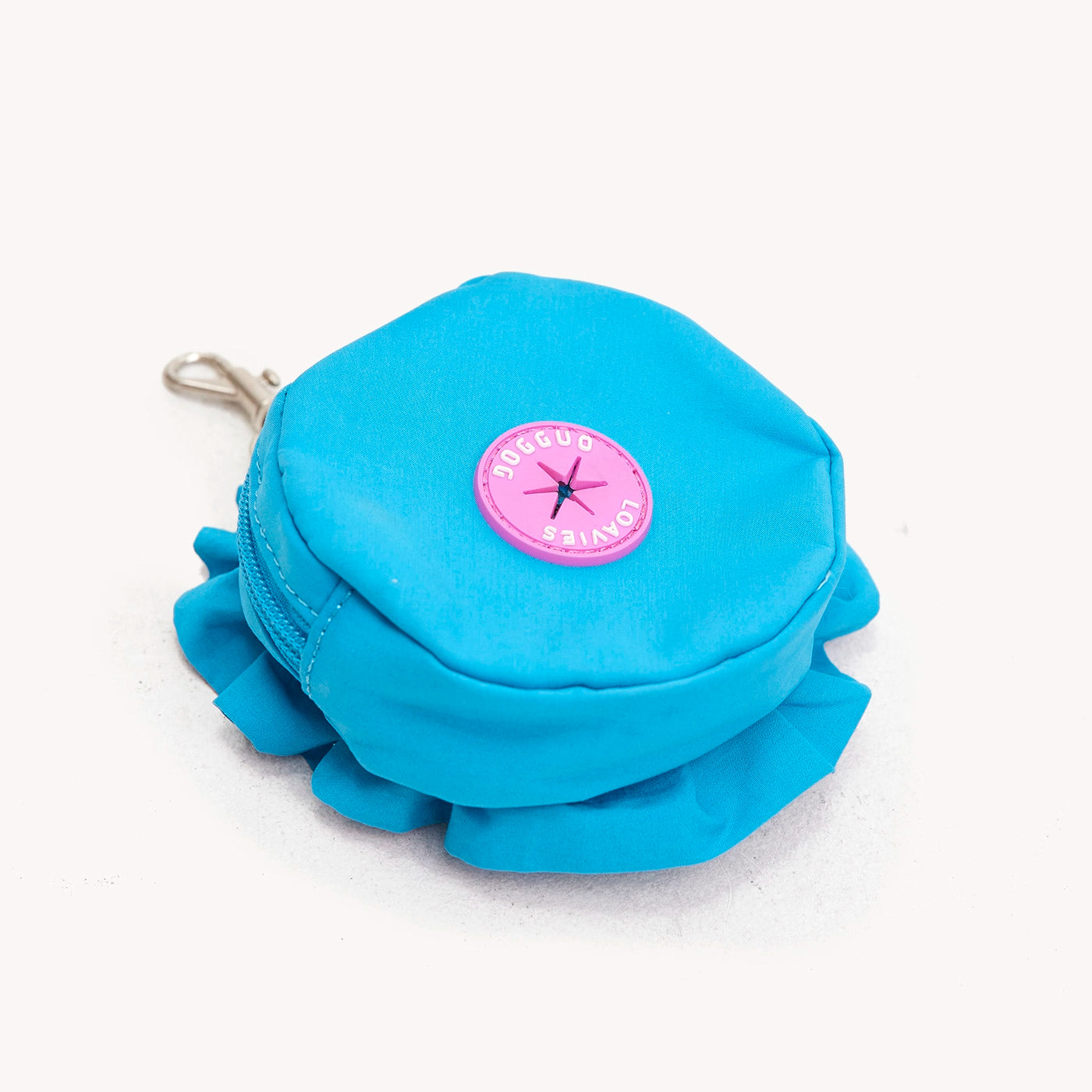 Porte-sac à caca Fleur - Bleu