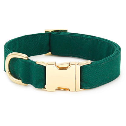 Candy Canes Embroidered Bow Tie Collar | Evergreen