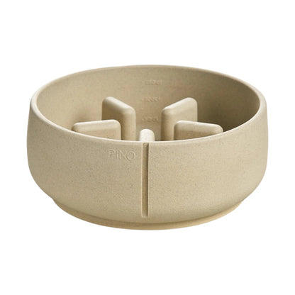 Slow Feeder Bowl - Owl Greige