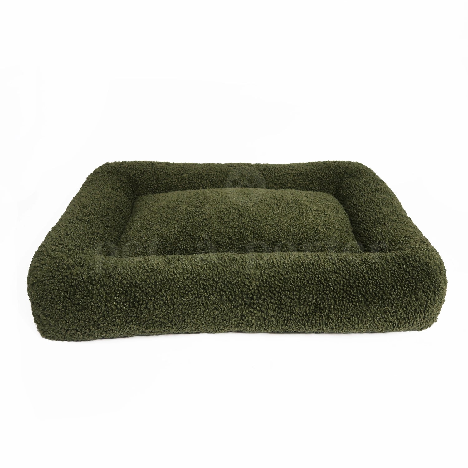 Dinghi Dog Bed - Super Teddy Khaki