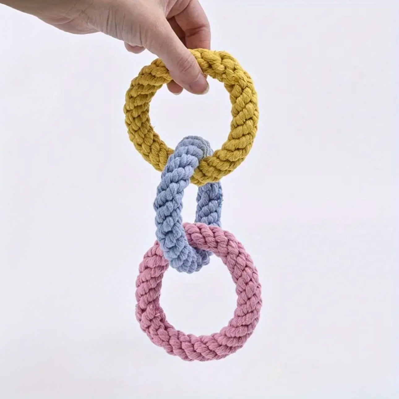 Interlocking Rings Rope Toy