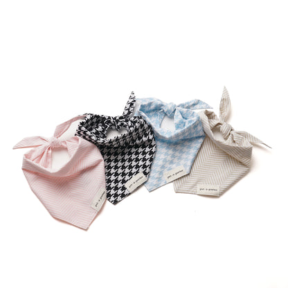 Bandana classique pied-de-poule