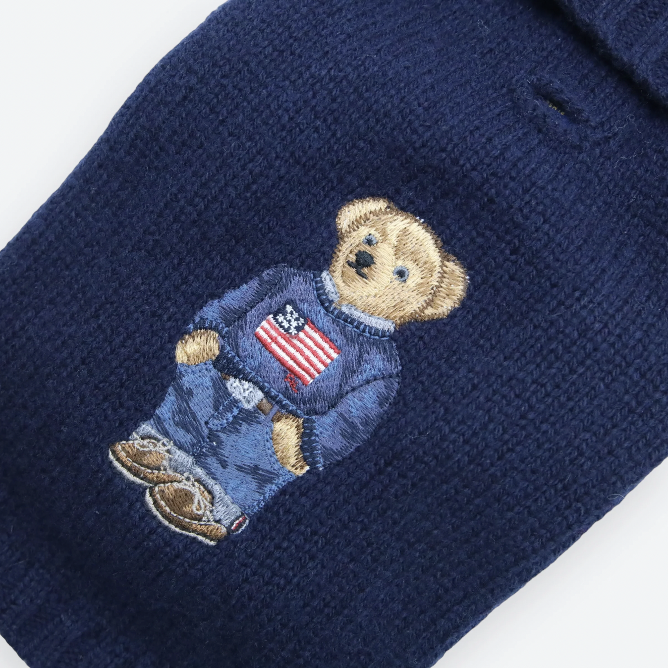 POLO RALPH LAUREN Wool Cashmere Bear Jumper | Hunter Navy