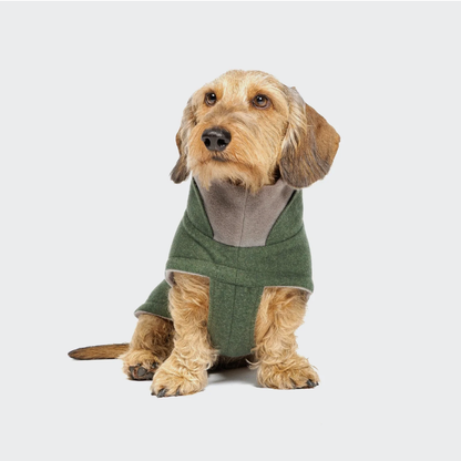Cloud7 Brooklyn Flannel Coat DACHSHUND - Fern Green
