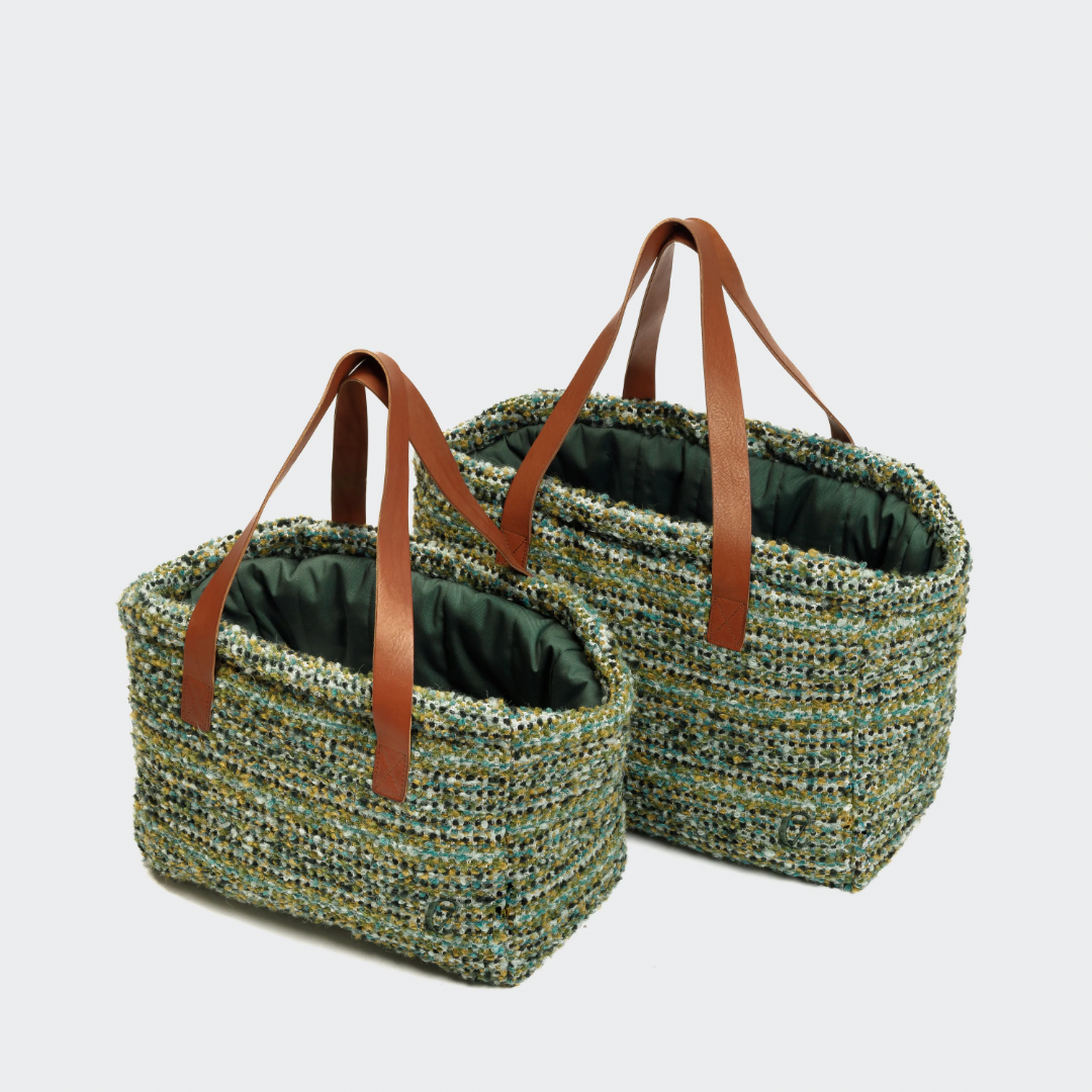 Cloud7 Dog Carrier Verona - Jacquard Green