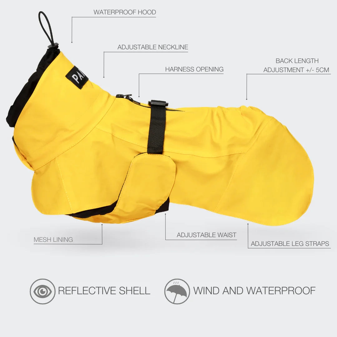 Visibility Raincoat Lite - Yellow