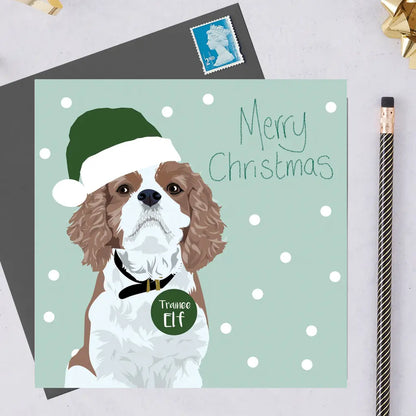 Cavalier King Charles Spaniel Christmas Card