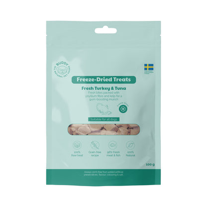 Freeze-Dried Treat | Raw Turkey & Tuna