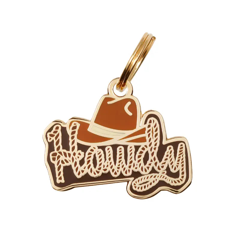 Howdy Dog Tag