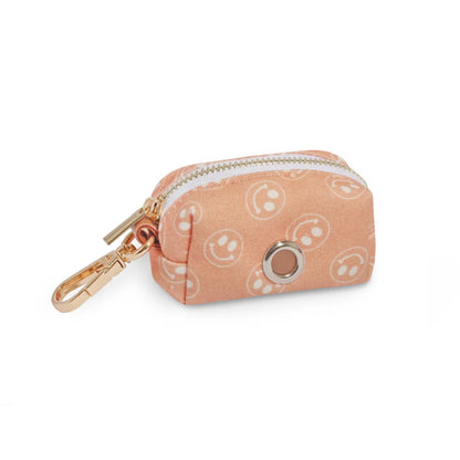 Porte-sac à caca - Peach Smiley