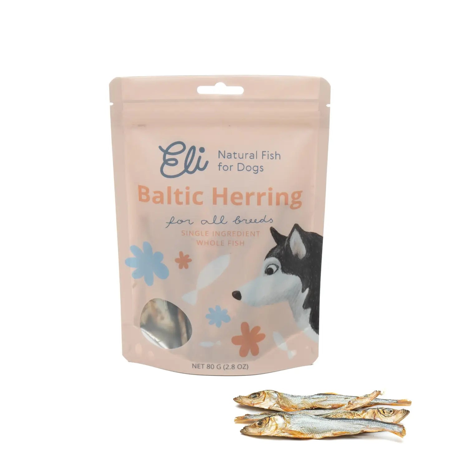 Dried Baltic Herring Dog Treats