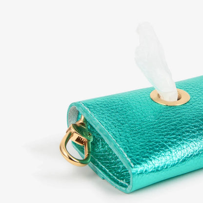 Metal Poop Bag Holder - Turquoise