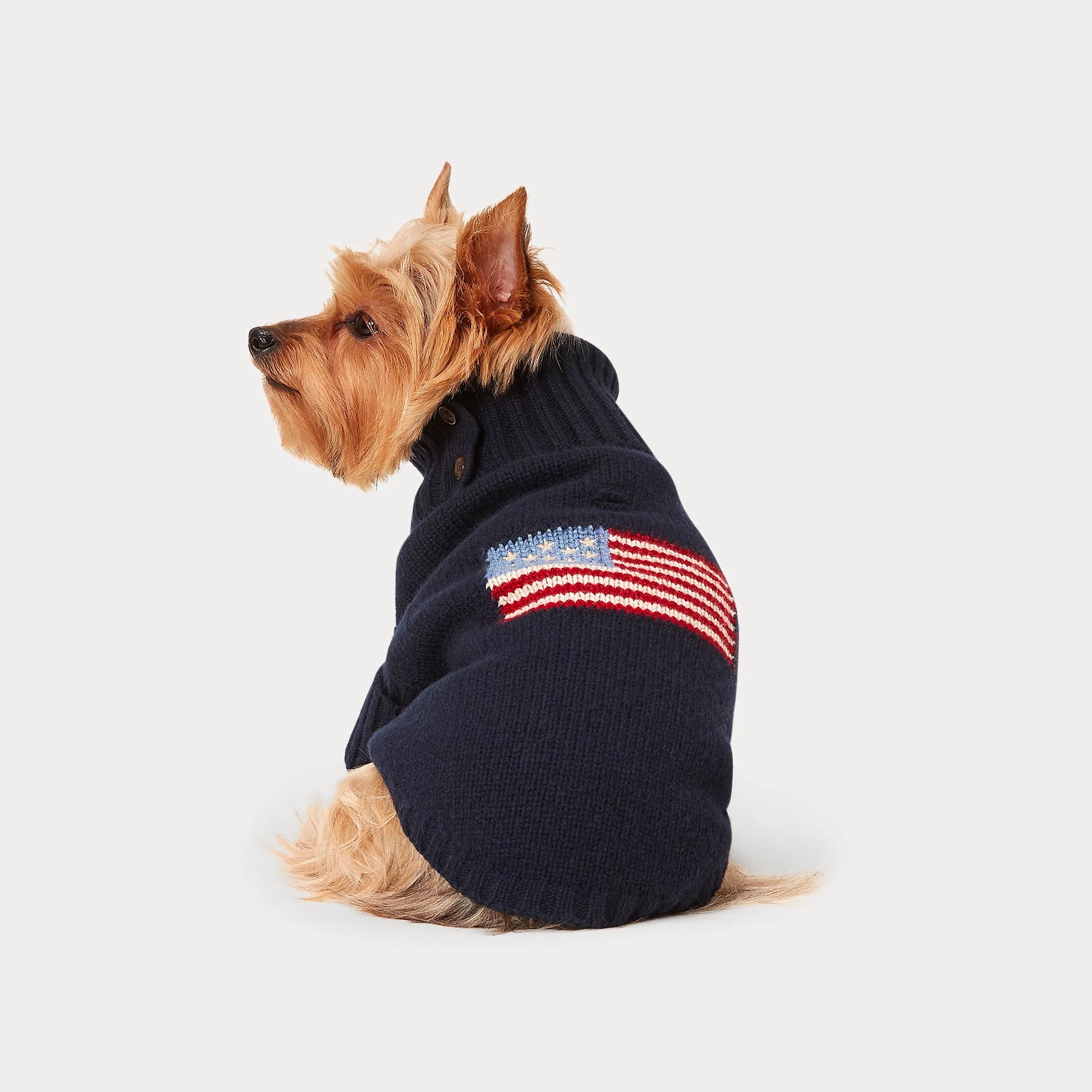 POLO RALPH LAUREN Wool Cashmere Flag Jumper | Barclay Heather