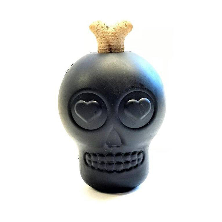 Jouet à mâcher durable et distributeur de friandises Sugar Skull