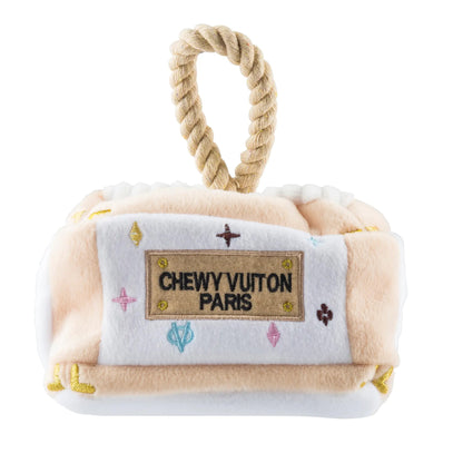 Malle interactive Chewy Vuiton blanc